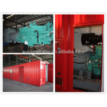 soundproof container 1.4 mw generator with diesel engine with Cummins